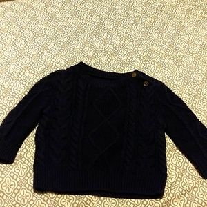 Baby Gap boys Navy blue sweater size 3-6M